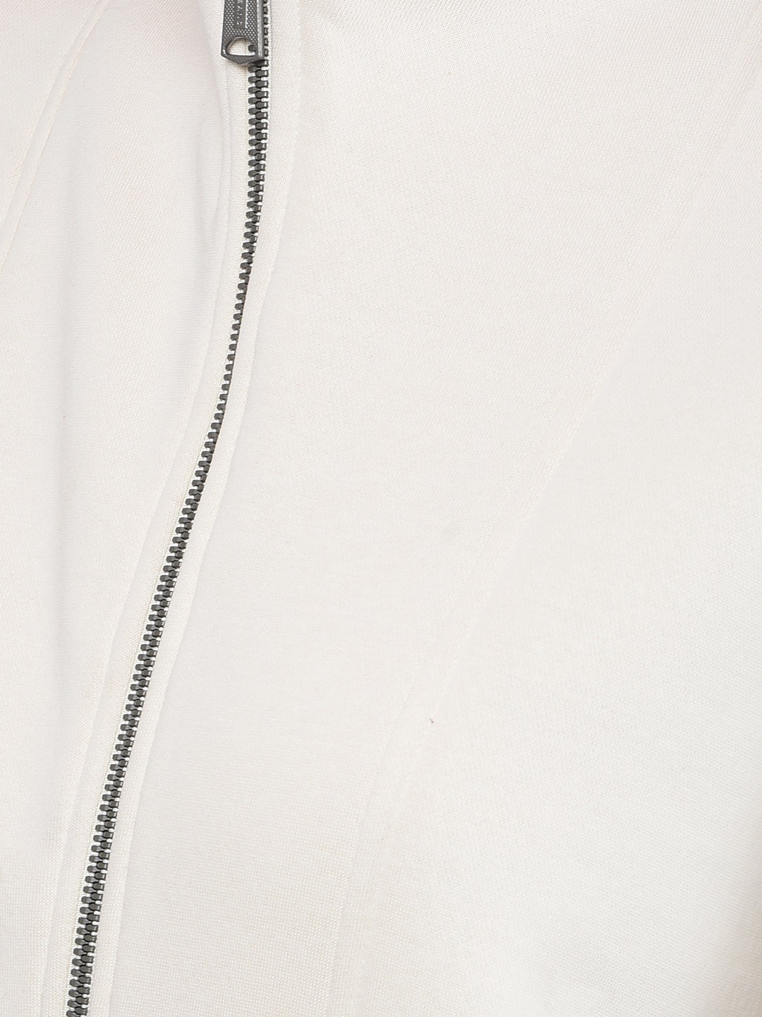 Numero Uno Women Cream Mock Neck Sweatshirts